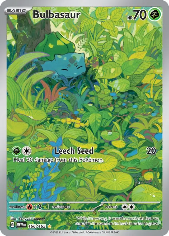 PokeDATA - Check current Pokemon card values for Bulbasaur 166!